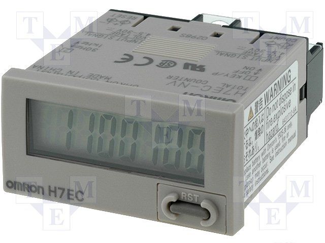 COUNTER LCD 8 CHAR PANEL MOUNT