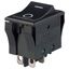 DPST Rocker Switch, 16A 125VAC, Panel Mount, Non-Illuminated