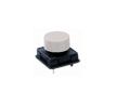 Keypad Switch SPST Momentary 0.125A 48VDC White Tactile Through Hole