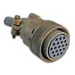 Conn Circular PIN 22 POS Crimp ST Cable Mount 22 Terminal 1 Port