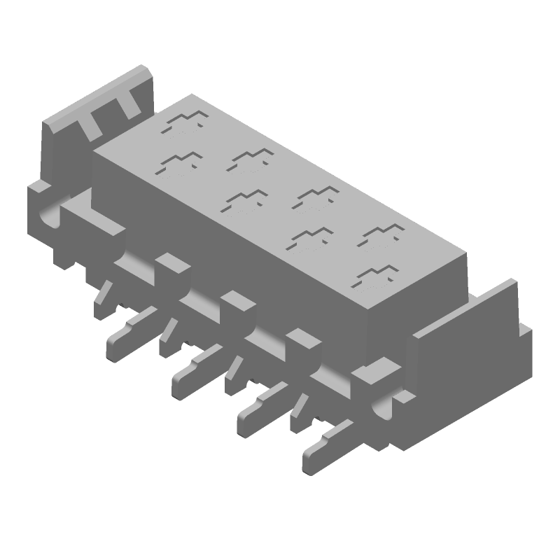 8 Pos 2 Row 1.5A SMD Receptacle Connector