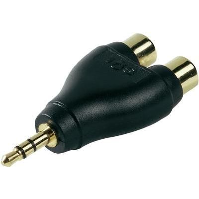 Sound & Image Jack plug 3.5 mm to RCA socket (phono) Adapter