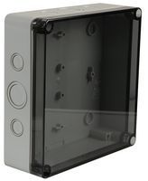 SPELSBERG         106-013             Non Metallic Enclosure, IP66, NEMA 12K, Industrial, 63 mm, 180 mm, 182 mm, PS (Polystyrene), Grey