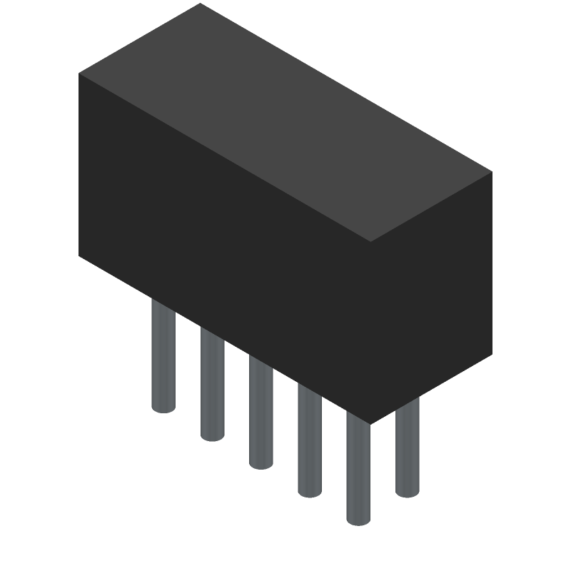 10 Pos 2mm Pitch Female Socket Header, 2A, 250V, Straight, Thru-Hole