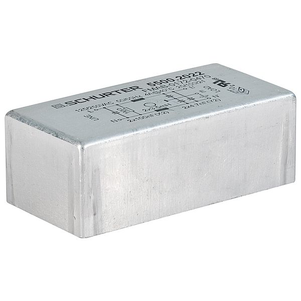 16A 250V AC PCB Power Line Filter, 100nF, 650uH, VDE, cULus