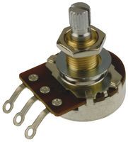 Potentiometers 500Kohms .25W Audio HRT 18T Knurled Sft