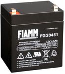 Lead-acid battery 12 V 4.5 Ah, FG20451, Fiamm