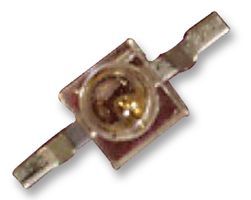 Deep Red LED Emitter, 644nm, 7mcd, 50mA, SMD