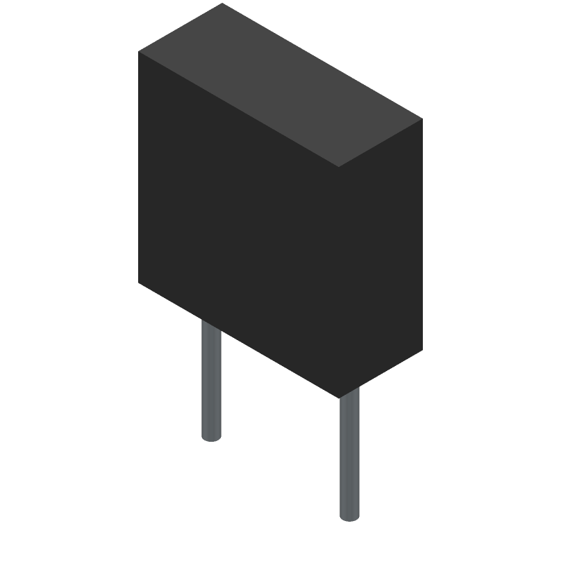 PTC Resettable Fuse 0.25A Hold, 0.5A Trip, 60V, Radial
