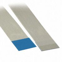 16 Pos 1mm Pitch FFC Cable, 200mm L, 1A, 60V, White