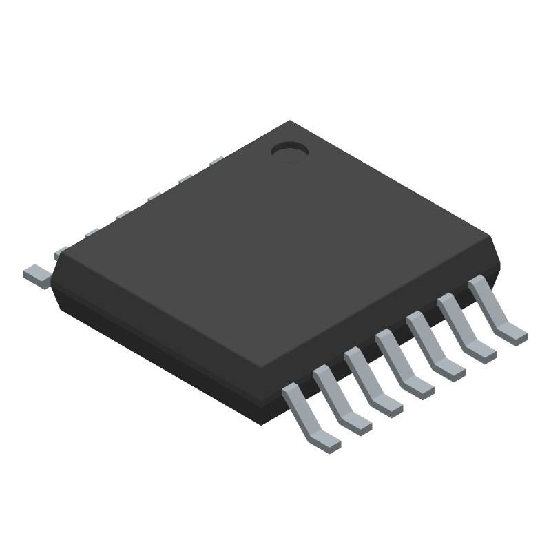 Dual 64-Pos Digital Potentiometer, I2C, 10kR, 4MHz, TSSOP