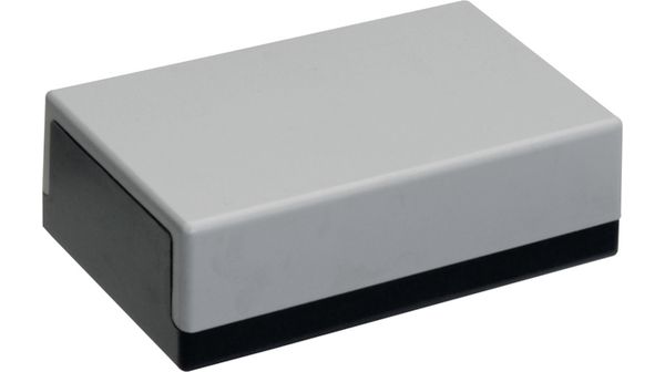 Shell case Upper part light greyLower part dark grey 188 x 110 x 70 mm Polystyrene IP 40 Screw connection, E 450, Bopla