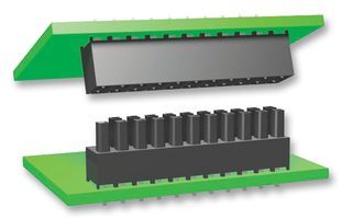 SAMTEC         IPS1-125-01-S-D-VS-PL             Board-To-Board Connector, IPS1 Series, 50 Contacts, Receptacle, 2.54 mm, Surface Mount, 2 Rows