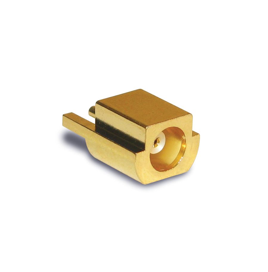 RF MCX Connector, Female, SMT, 6GHz, 50R, Gold