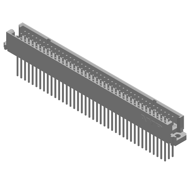 DIN 41612 Backplane Conn, 120 Pos, 2.54mm Pitch, Solder ST
