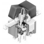 SPDT Rocker Switch, ON None ON, 6A 250VAC, PC Pins