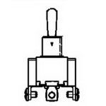 20A 277VAC SPST Toggle Switch, Screw Term, Panel Mount