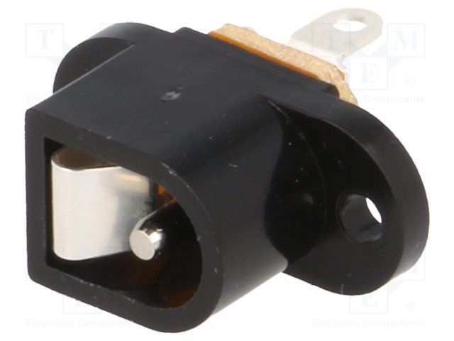DC Power Connector, Jack, 500 mA, 1.9 mm, Panel Mount, Solder