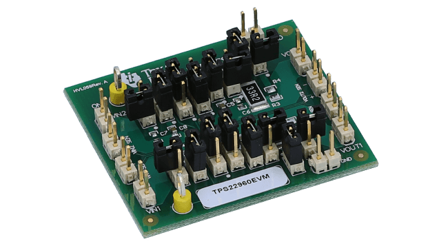 Evaluation Module For TPS22960 Low Input Voltage Dual Load Switch