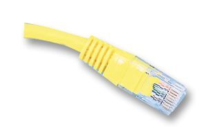 PATCH LEAD, CAT 5E, 0.5M YELLOW