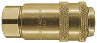 PCL Steel Pneumatic Quick Connect Coupling, Rp 1/2 Female, Threaded