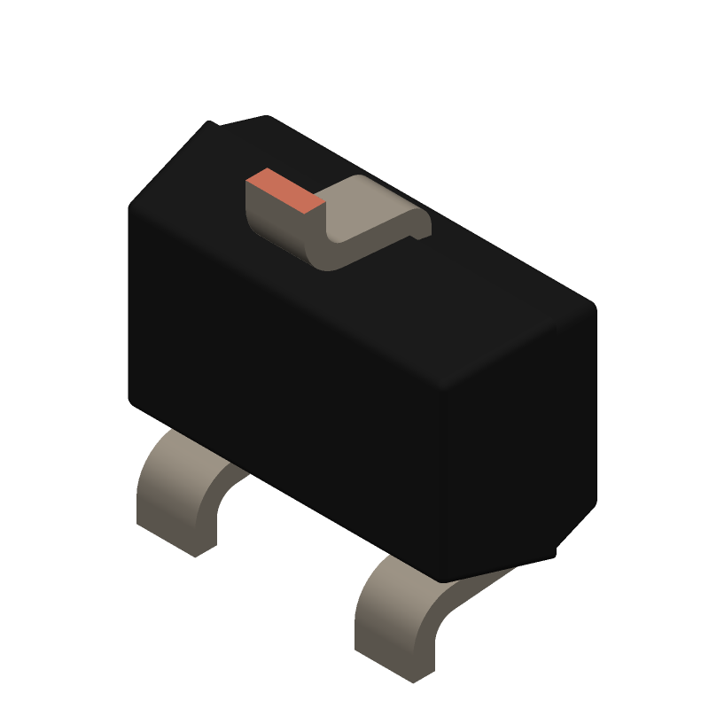 BC817W - 45 V, 500 mA NPN general-purpose transistors SC-70 3-Pin