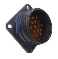 Conn Circular SKT 9 POS Crimp ST Wall Mount 9 Terminal 1 Port