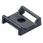 Nylon Tie Mount, Screw/Adhesive, Black, 28.5mm L