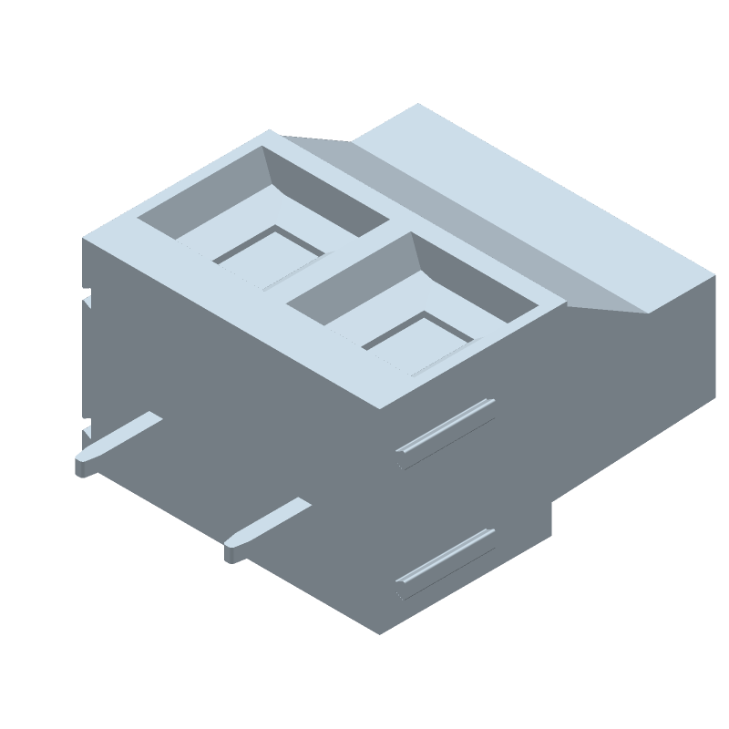 2 Pos 600V 30A PCB MT Right Angle Terminal Block