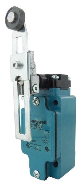 Snap Acting/Limit Switch, SPDT, Momentary, 0.55A, 125VDC, Screw Terminal, Side Rotary Adjustable Lever Actuator, Panel Mount,
