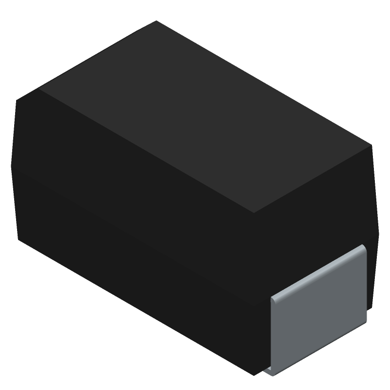 Rectifier Diode, 1 Element, 1A, 100V V(RRM), Silicon, DO-214AC, ROHS COMPLIANT, PLASTIC, HSMA, 2 PIN