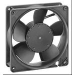 DC Axial Fan, 148.3CFM, 3650RPM, 24V, Ball Bearing