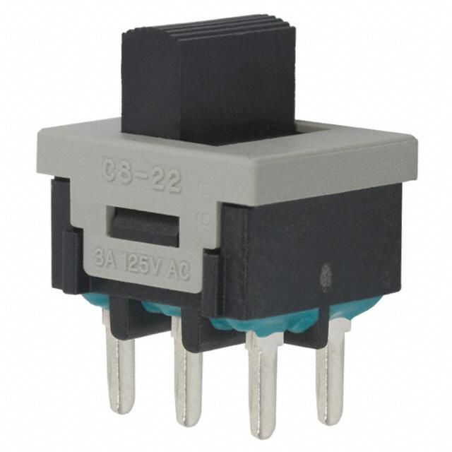 DPDT Slide Switch, 3A 125VAC, Non-Illuminated, Through Hole