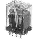 4PDT General Purpose Relay, 24VDC Coil, 1A/250VAC Contacts, Plug-In