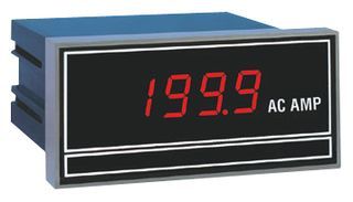 DIGITAL PANEL METER, 115V; No. of Digits / Alpha:3-1/2; Meter Function:AC Current; Meter Range:0A to 5A; Digit Height:0.8; Panel Cutout Height:41.6mm; Panel Cutout Width:91mm; Supply Voltage Min:-; Supply Voltage Max:- ;RoHS Compliant: NA