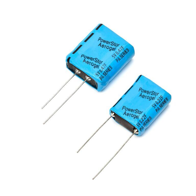 5V 470mF Radial Through Hole Supercapacitor