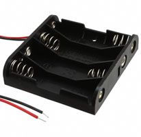 BATT HOLDER AA 4 CELL 6 LEADS