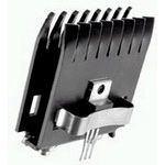 TO-220 Clip Heat Sink, 6.3°C/W, Black Anodized Al