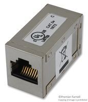 Cat5e Straight Coupler, Unshielded, Free Hanging