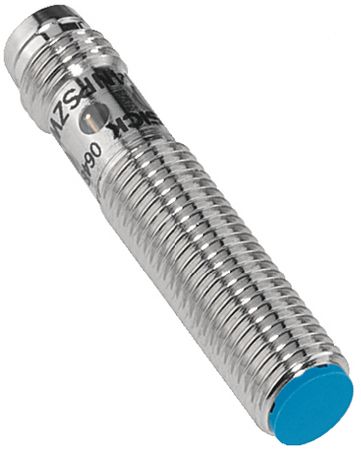 Inductive sensor 1.5 mm PNP, make contact  Plug M8, 3-Pin 10. . .30 VDC -25. . .+75 °C, IME08-1B5PSZT0K, Sick