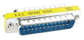 D-Sub Receptacle, 9-Way, Standard, Steel