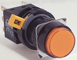 Green LED Pushbutton Switch DPDT 3A 250VAC 125VDC Panel Mount