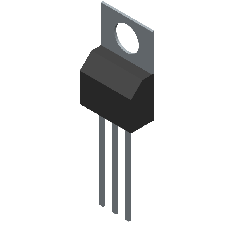 12V LDO Regulator, 1A, TO-220, Through Hole