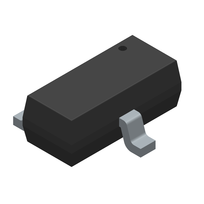 Zener Diode, 5.6V V(Z), 5%, 0.3W, Silicon, Unidirectional, ROHS COMPLIANT, PLASTIC PACKAGE-3