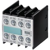 SIEMENS         3RH19111FA40             Switch Contact Block, 6 A, 3RT, 3RH Contactors and Contactor Relays, 600 V, 600 V, Screw, 4 Pole