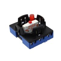 Tactile Switch SPDT 5A 12VDC LED Red SMD