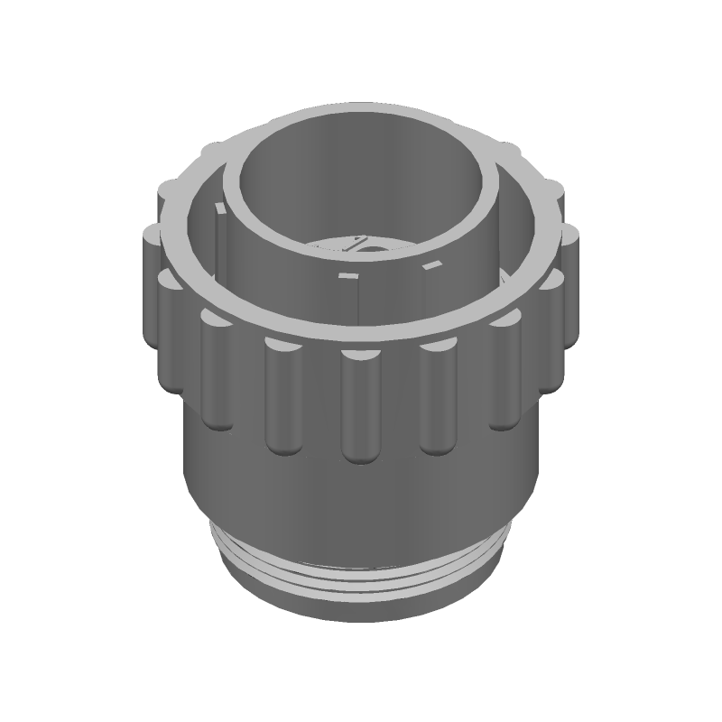 Circular Connector Plug, Male, 14 Pos, 600V, IP65, Size 17