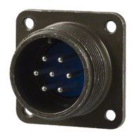 AMPHENOL         97-3102A-18-639            Circular Shell, Mil-C-5015 Equivalent, Wall Mount Receptacle, 18, Aluminium Body, 97 Series
