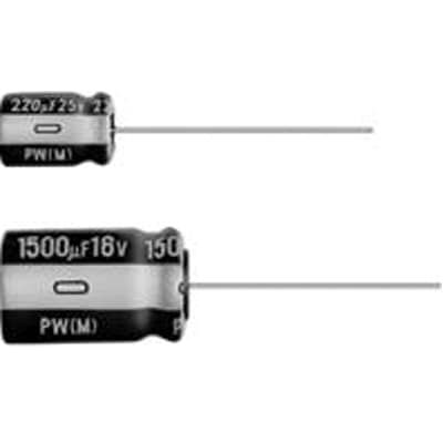 22uF 16V Aluminum Electrolytic Capacitor, Radial, 120mA, 105°C