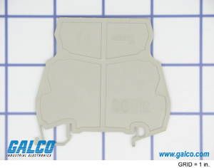 Separator end section for R600 Interface relay